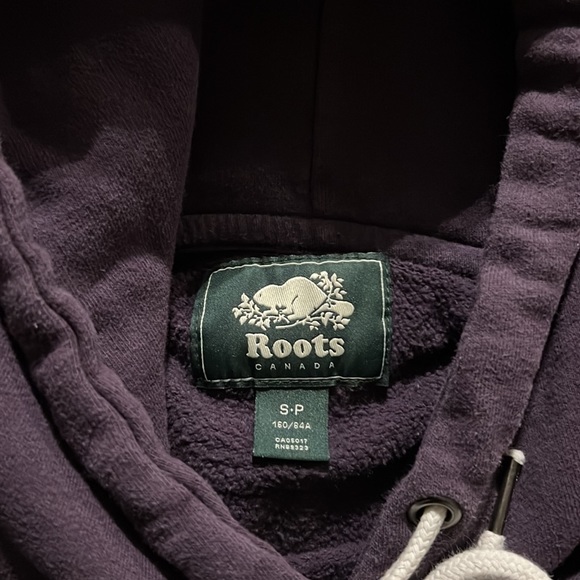 Roots plum purple sweater, small - Picture 4 of 4